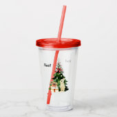 Christmas Bunny Acrylic Tumbler Acryltrinkbecher (Rückseite)