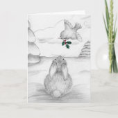 Christmas Bunny Card Karte (Vorderseite)
