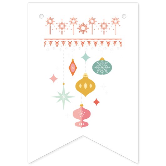 Christmas bunting banner (Sechste Fahne)