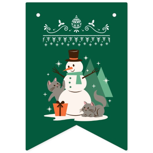 Christmas bunting banner (Erste Fahne)