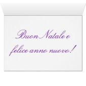 Christmas Buone Feste Natalizie Green Star III (Innenansicht Horizontal (Unten))