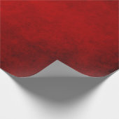 Christmas Burgundy Red Grunge Geschenkpapier (Ecke)