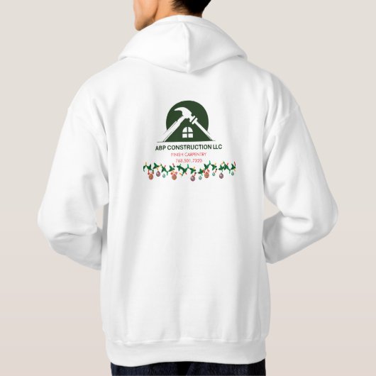 Christmas Business ABP Construction  Hoodie (Rückseite)