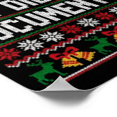 Christmas But Did You Doent It Ugly Office Party L Poster (Ecke)