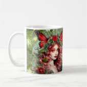 Christmas Butterfly Fairy Kaffeetasse (Links)