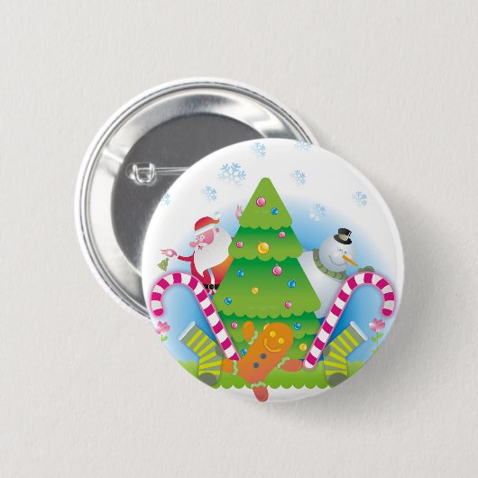 christmas button (Vorne & Hinten)
