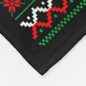 Christmas By Par Santa Sweater Playing Golf Golfer Fleecedecke (Ecke)