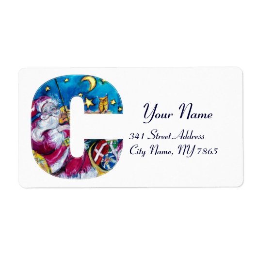 CHRISTMAS C SCHREIBEN / INSPIRIERT SANTA-MONOGRAMM (Vorne)