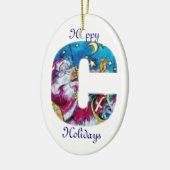CHRISTMAS C SCHREIBEN / INSPIRIERT SANTA-MONOGRAMM KERAMIK ORNAMENT (Links)