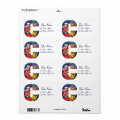 CHRISTMAS C SCHREIBEN / SANTA MIT GIFTMONOGRAMM (Vorne)