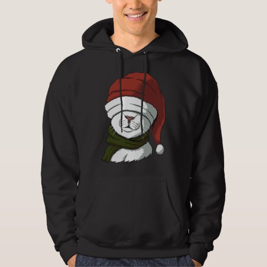 Christmas Ca for Cat Cat Hoodie (Vorderseite)