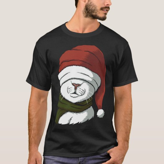 Christmas Ca   for Cat  Cat T-Shirt (Vorderseite)