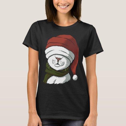 Christmas Ca   for Cat  Cat T-Shirt (Vorderseite)
