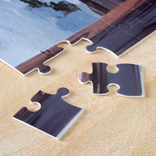 Christmas Cabin Forest Winter Snow Puzzle (Seite)