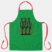 Christmas Cactus Feliz Navidad PAO Schürze (Vorderseite)