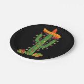 Christmas Cactus Feliz Navidad Teller (Schrägansicht)