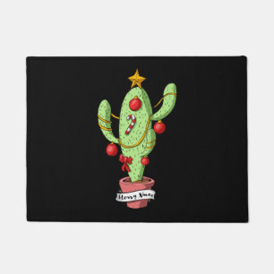 Christmas Cactus Tree Fußmatte
