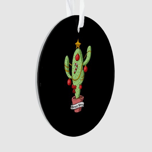 Christmas Cactus Tree Ornament (Vorderseite)