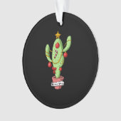 Christmas Cactus Tree Ornament (Vorderseite)