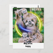 CHRISTMAS CAD POSTKARTE (Vorne/Hinten)