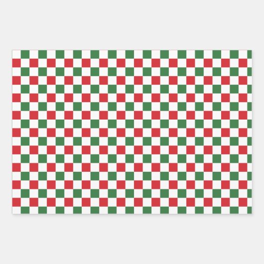 Christmas Cake Wrapping Paper Set of 3 Patterns Geschenkpapier Set (Vorderseite 2)