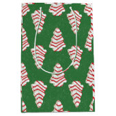 Christmas Cake Wrapping Paper Set of 3 Patterns Mittlere Geschenktüte (Vorderseite)