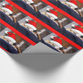 Christmas Calico Cat Geschenkpapier (Ecke)