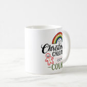 Christmas Calories Don't Count Kaffeetasse (VorderseiteRechts)