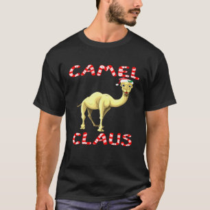 Christmas Camel Claus Desert Bauern Farm Tier T-Shirt