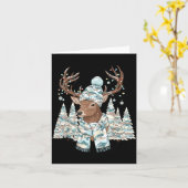 Christmas Camo Hunting Reindeer Pajamas With Deer Karte (Gelbe Blume)