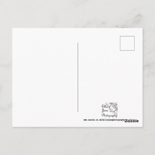 Christmas Campervan Postkarte (Rückseite)