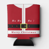 Christmas Can Cooler Weihnachtsmann gibt Funny ein Dosenkühler (Rückseite)