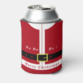 Christmas Can Cooler Weihnachtsmann gibt Funny ein Dosenkühler (Kanne Rückseite)
