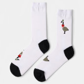 Christmas Canadian Goose Crew Socks Socken (Linkes Detail)