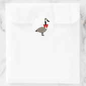 Christmas Canadian Goose Stickers (Tasche)