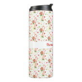 Christmas Candies Pattern Personalisiert Tumbler Thermosbecher (Nach links gedreht)