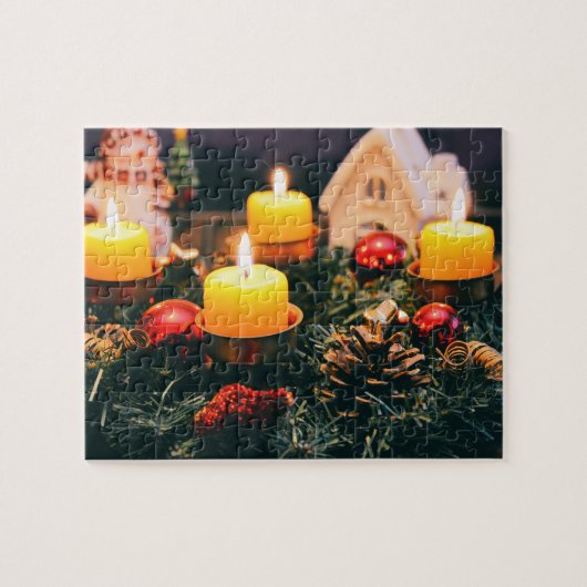 Christmas Candle Jigsaw Puzzle (Horizontal)