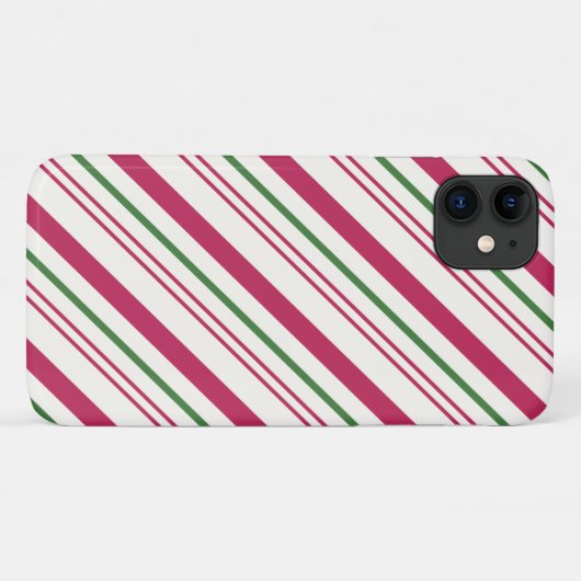 Christmas Candy Cane Case-Mate iPhone Hülle (Rückseite (Horizontal))