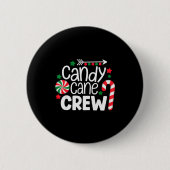 Christmas Candy Cane Crew Shirt Women Girls Boys K Button (Vorderseite)