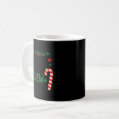 Christmas Candy Cane Crew Shirt Women Girls Boys K Kaffeetasse (Vorderseite Links)