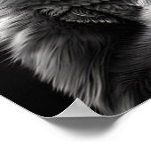 Christmas Candy Cane Critters Raccoon Poster (Ecke)