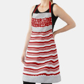 Christmas Candy Cane Custom Schürze (InSitu)