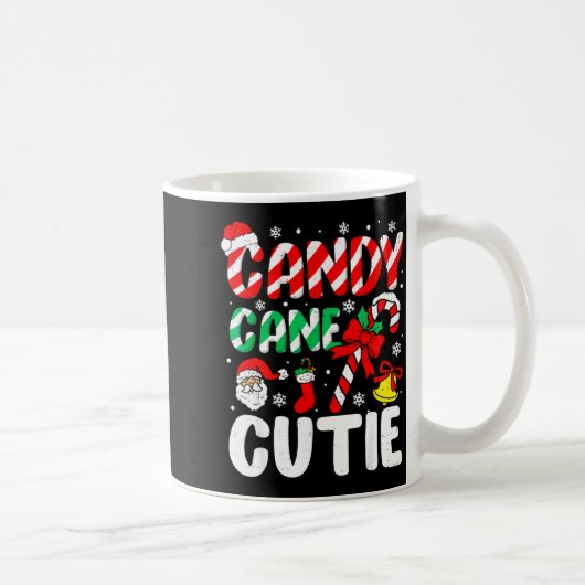 Christmas Candy Cane Cutie Xmas Holiday Toddler Ki Kaffeetasse (Rechts)