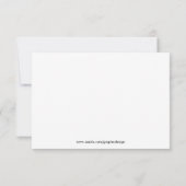 Christmas Candy Cane Einladung (Rückseite)