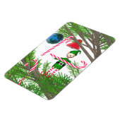 Christmas Candy Cane Elf Magnet (Linke Seite)