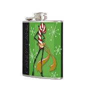 CHRISTMAS CANDY CANE FRAMAN VINYL WRAPPING FLASCHE FLACHMANN (Links)