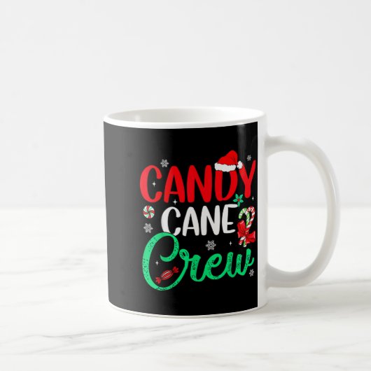 Christmas Candy Cane Funny Holiday Family Matching Kaffeetasse (Rechts)