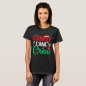 Christmas Candy Cane Funny Holiday Family Matching T-Shirt (Vorne ganz)