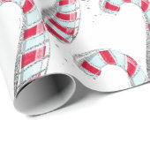 Christmas Candy Cane Geschenkpapier (Rolleneckpunkt)