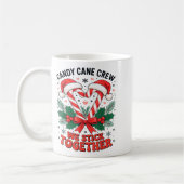 Christmas Candy Cane Heart Holiday Family Matching Kaffeetasse (Links)